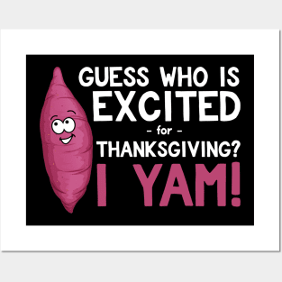 Funny Thanksgiving Yam Posters and Art